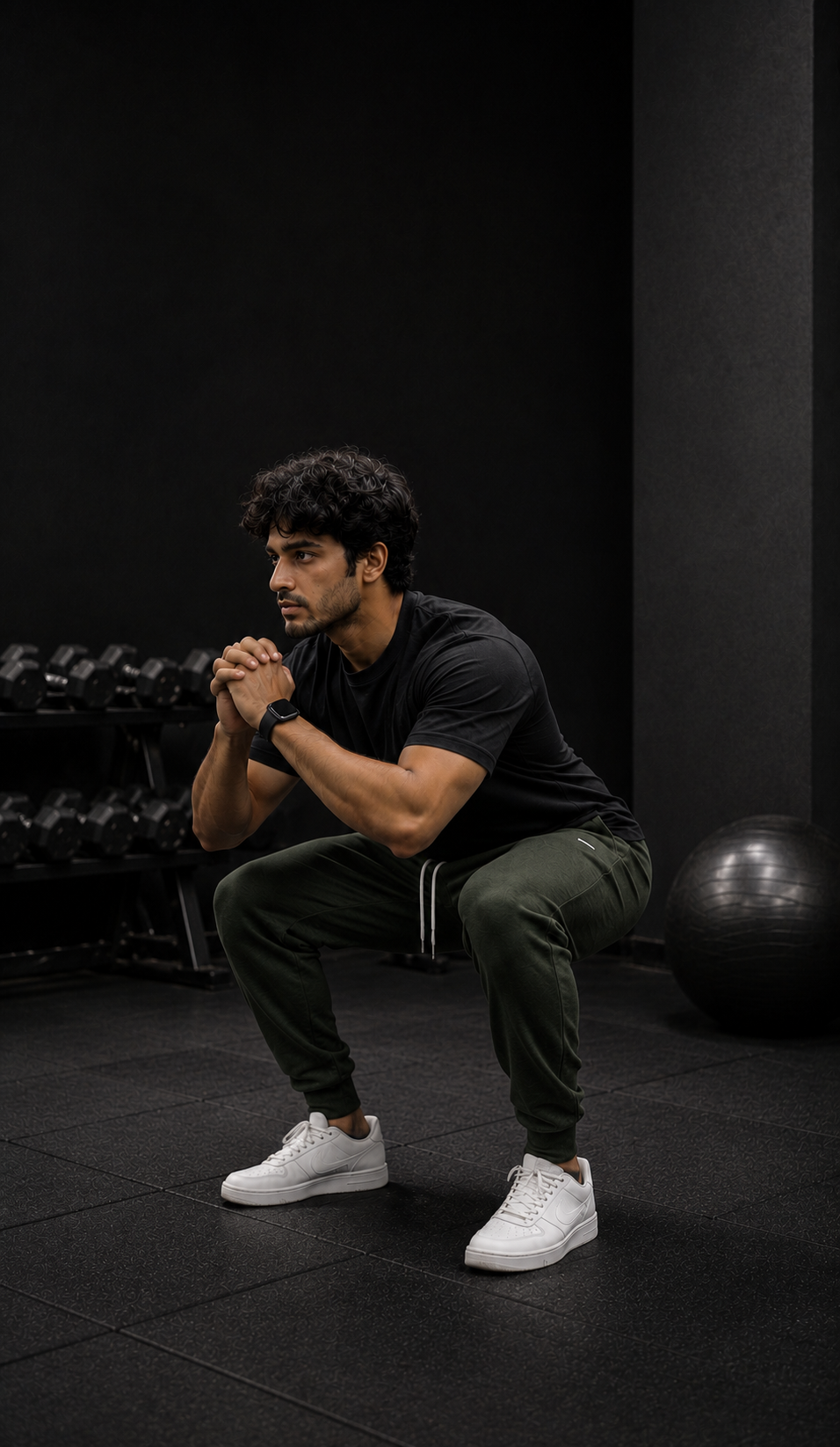 Model in Best Budz joggers